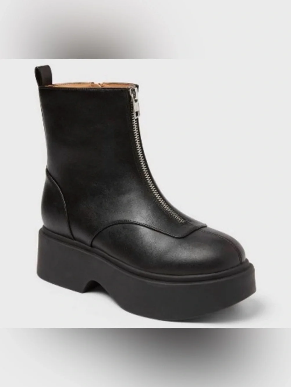 WILD FABLE Women’s Honor Black Combat Platform Boots- Size 7